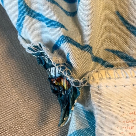 Blue Patterned Bedding Sheet - Picture 4 of 6